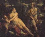 Annibale Carracci Venus and Adonis painting